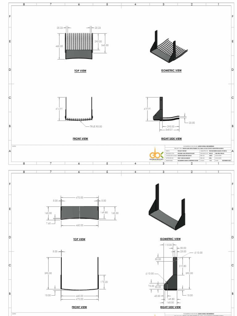 02. Digging and Separator Unit Drawings | PDF