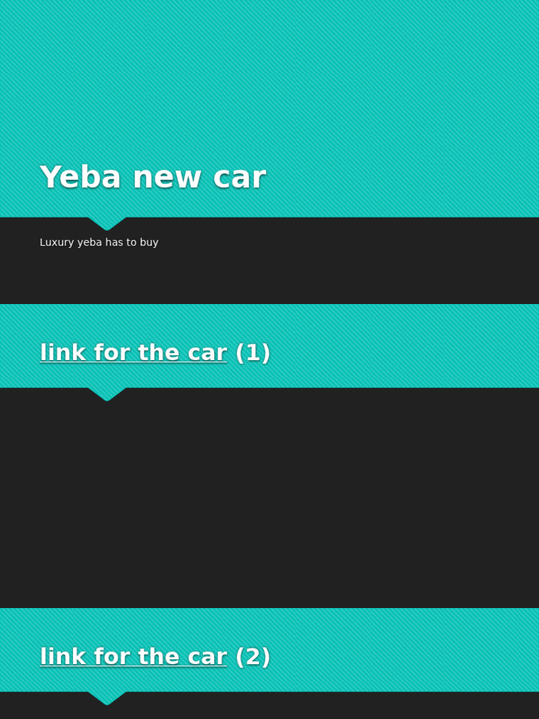 Luxury Yeba Car Purchase Guide | PDF