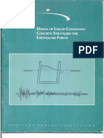 Libro Design of Liquid-Containing Concrete Structures For Earthquake Forces