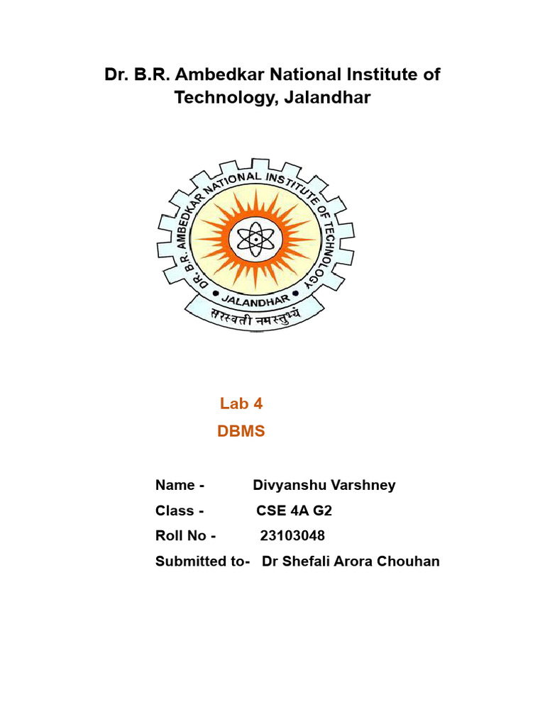 lab_44 | PDF | Computer Data | Sql