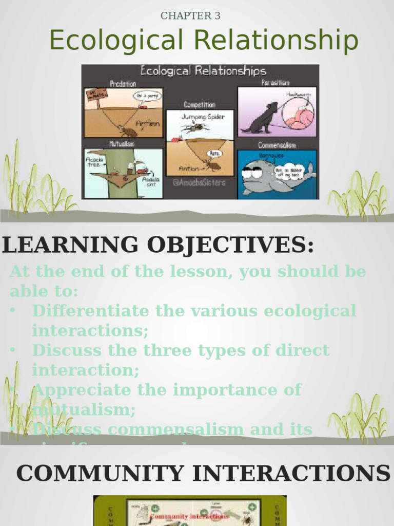 Understanding Ecological Interactions | PDF | Pollinators | Parasitism