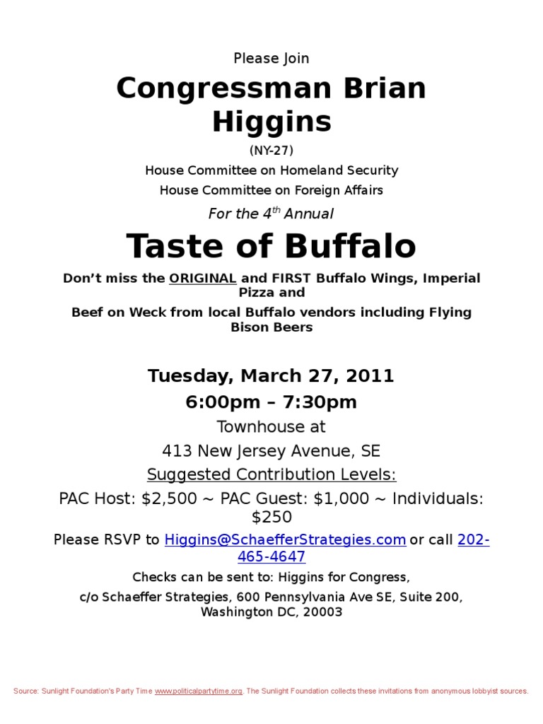 4th Annual Taste of Buffalo PDF