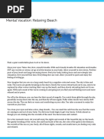 Beach Guided Meditation Script | PDF | Breathing