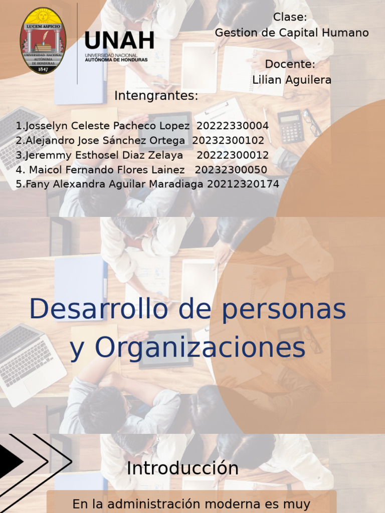 Desarrollo de Capital Humano y Cambio Organizacional | PDF | Desarrollo ...