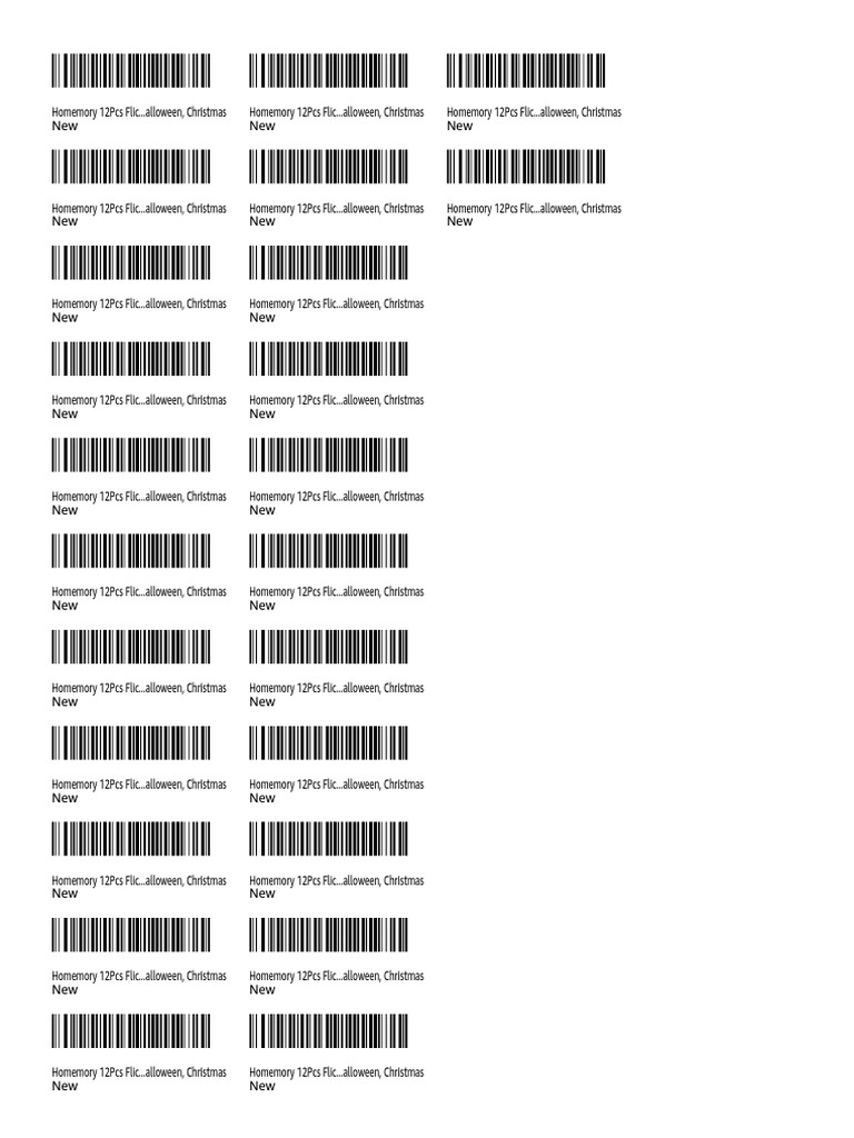 Homemory 12Pcs Flickering Candles | PDF