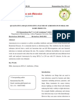 Qualitative and Quantitative Analysis of Aureomycin in Milk and Dairy Products.