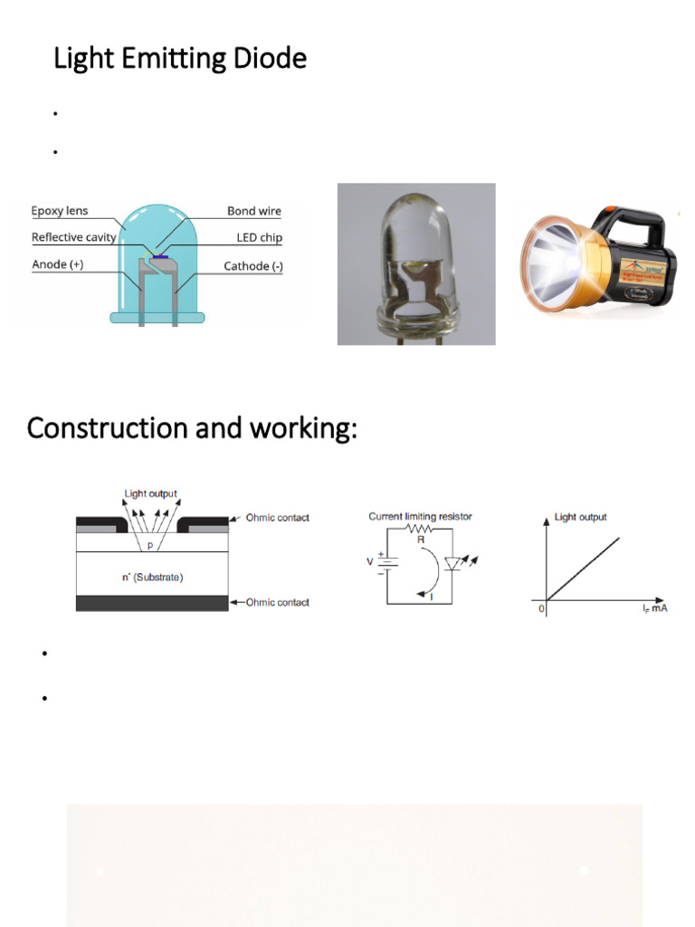 LED and Photodiode Overview | PDF | Light Emitting Diode | Diode