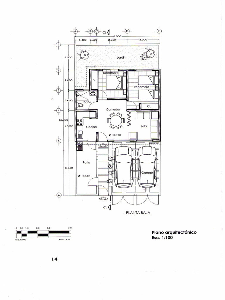Planta Arq Vivienda | PDF