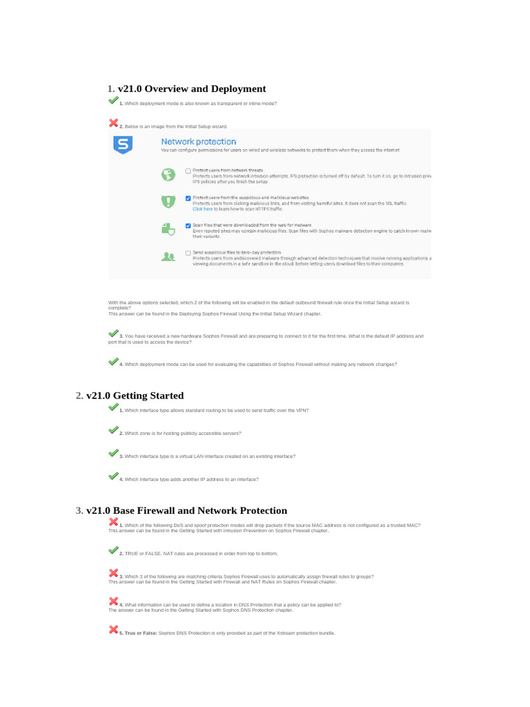 Sophos Firewall v21.0 Overview Guide | PDF | Firewall (Computing ...