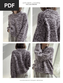 Trio Loop Sweater-English