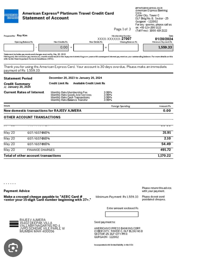 Amex | PDF