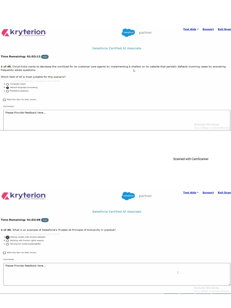 Salesforce AI Associate Exam Overview | PDF | Artificial Intelligence ...