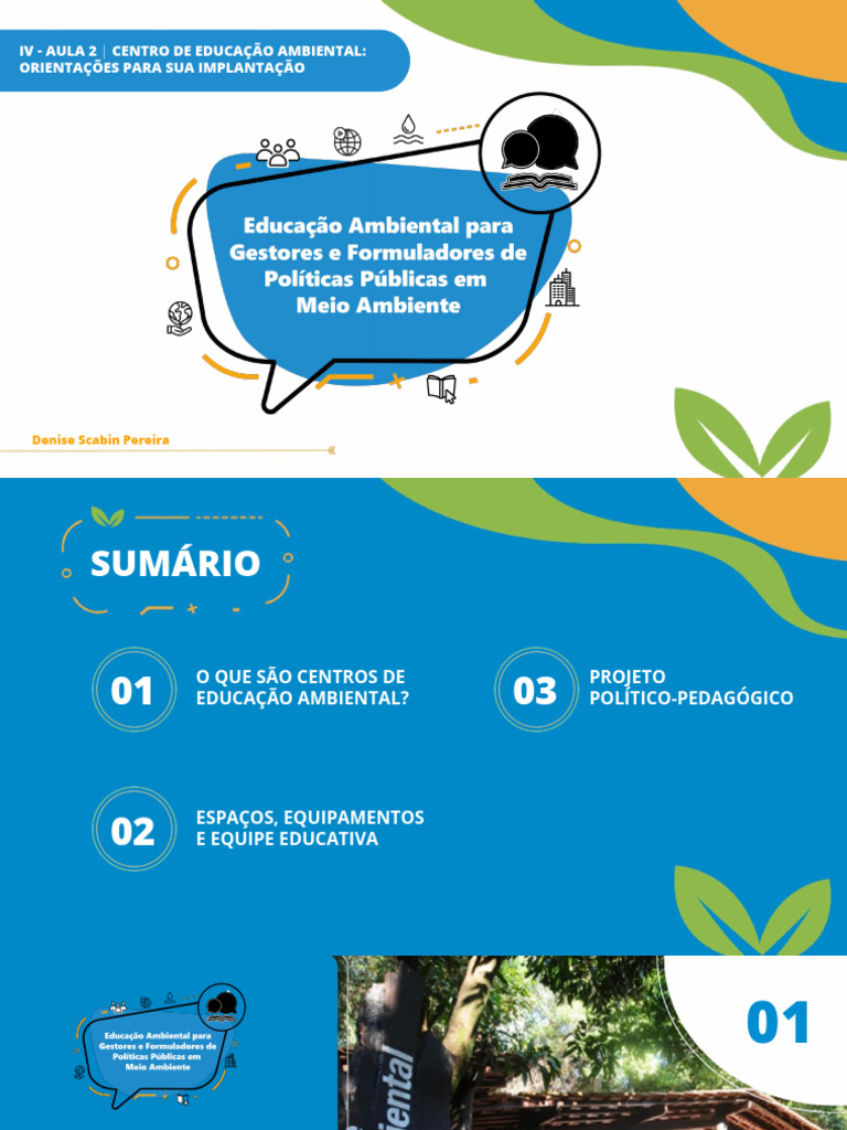 Implantação de Centros de Educação Ambiental | PDF | Ambiente natural ...