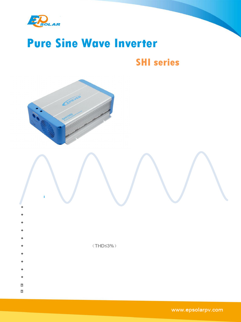 900W Pure Sine Wave Inverter Specs | PDF | Power Inverter | Power Supply