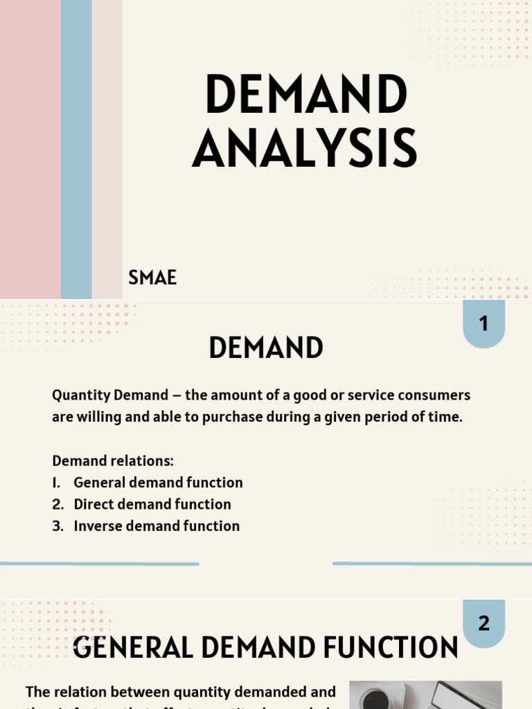 d1 Demand Analysis | PDF | Demand | Consumer Behaviour