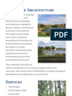 Landscape Architecture - Flatsheet