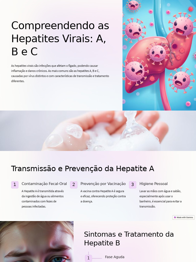 Hepatites Virais: A, B e C Desvendadas | PDF | Hepatite | Hepatite B
