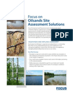 Oilsands Site Assessment Solutions - Flatsheet 0