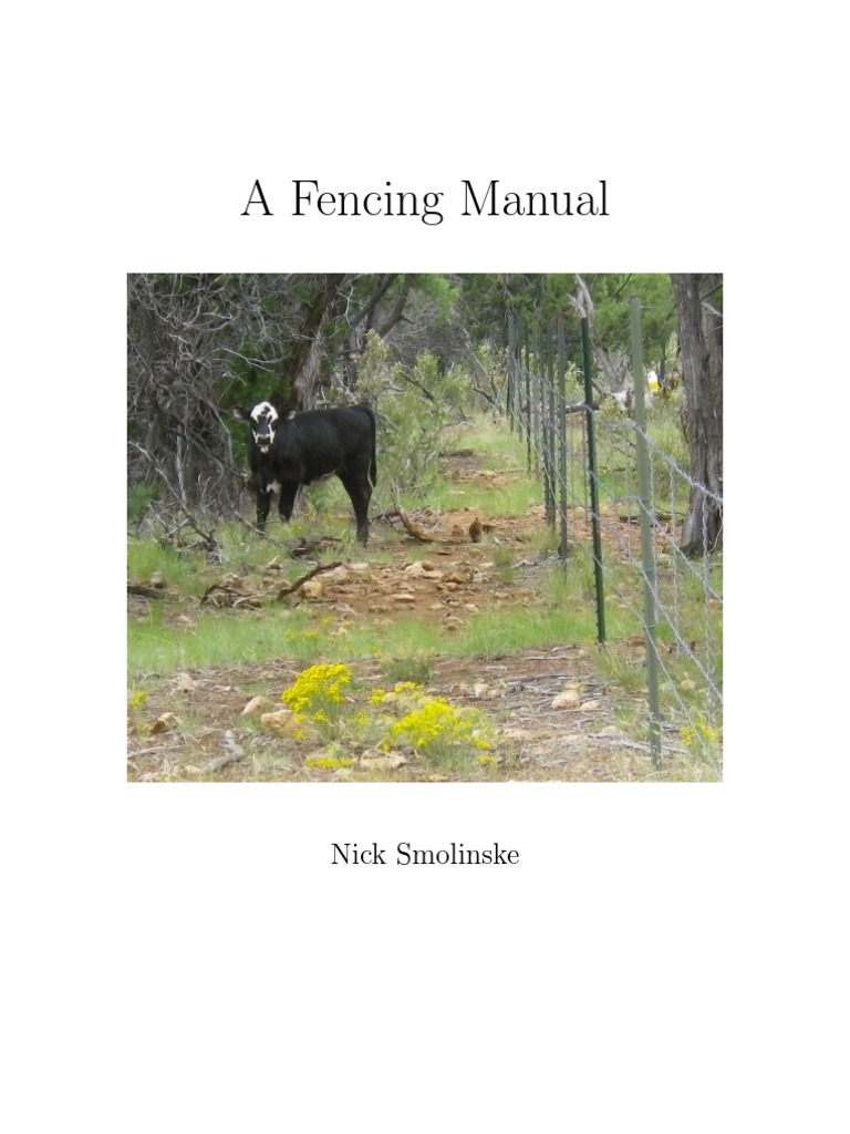 Fencing Manual PDF Grazing Riparian Zone