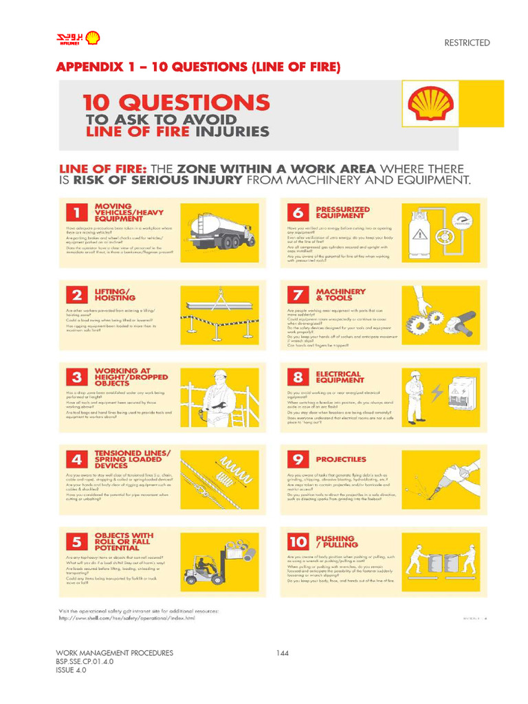 10 Questions Line of Fire | PDF