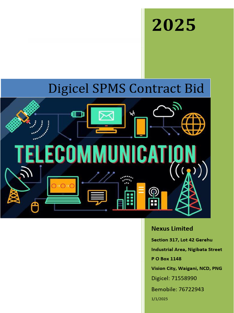 Digicel SPMS Contract Bid 2025 - 045509 | PDF | Warehouse | Logistics