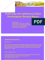Multimedia & Aplikasinya Dalam Pembelajaran Bahasa Melayu