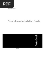 Stand-Alone Installation Guide: Autocad 2009