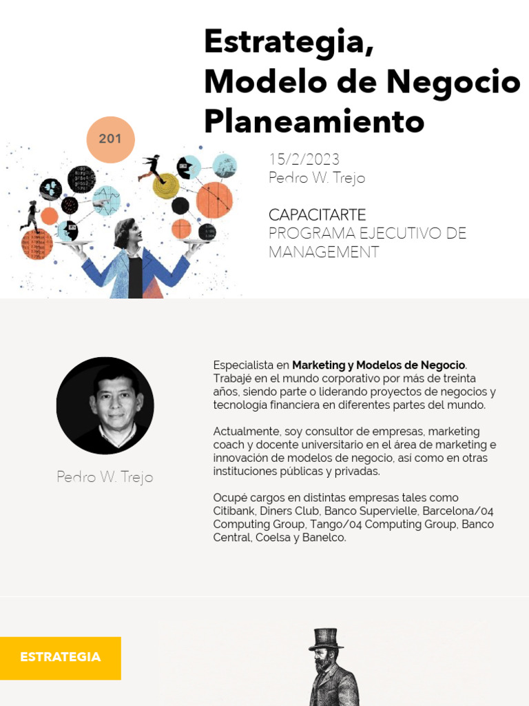 Estrategia y Modelo de Negocio Efectivo | PDF | Marketing | Planificación