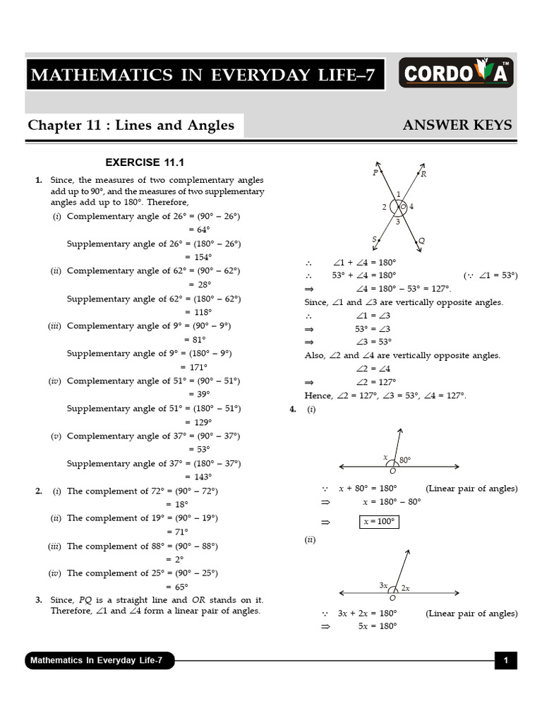 Lesson 11 | PDF | Geometric Measurement | Angle