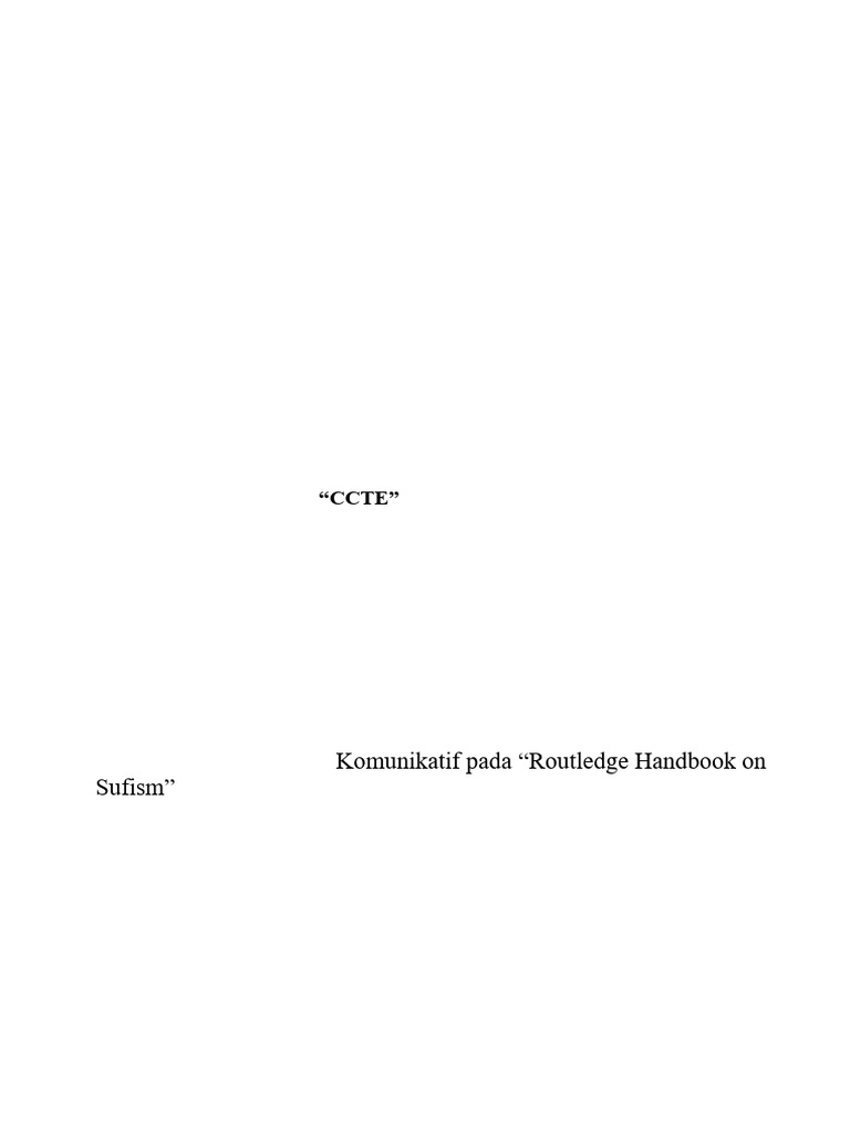 Memahami Unsur CCTE dalam Jurnal | PDF