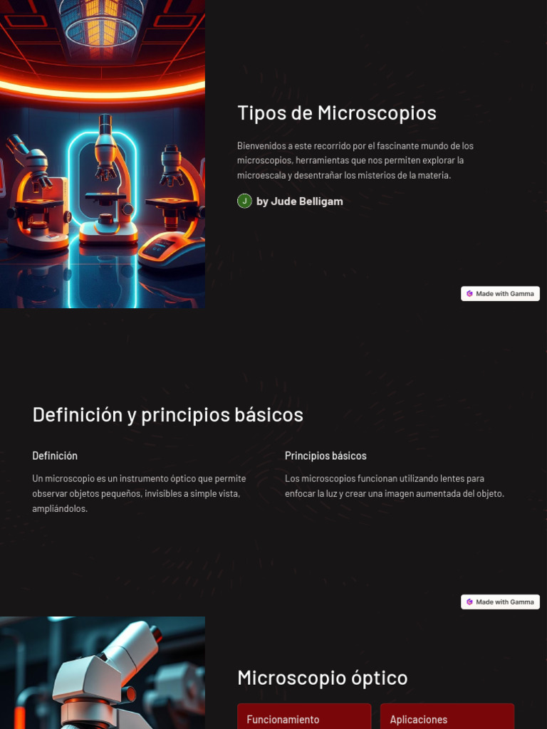 Guía de Microscopios para Científicos | PDF | Microscopio | Nanotecnología