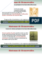 Hemorroides Sintomas y Tratamiento [Almorranas] - Como Curar las Hemorroides