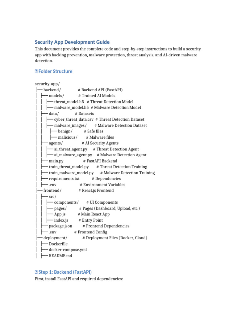 Security App Guide | PDF | Malware | Software Engineering