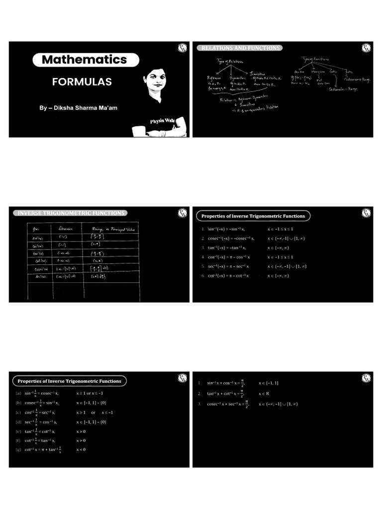 FORMULAS | PDF