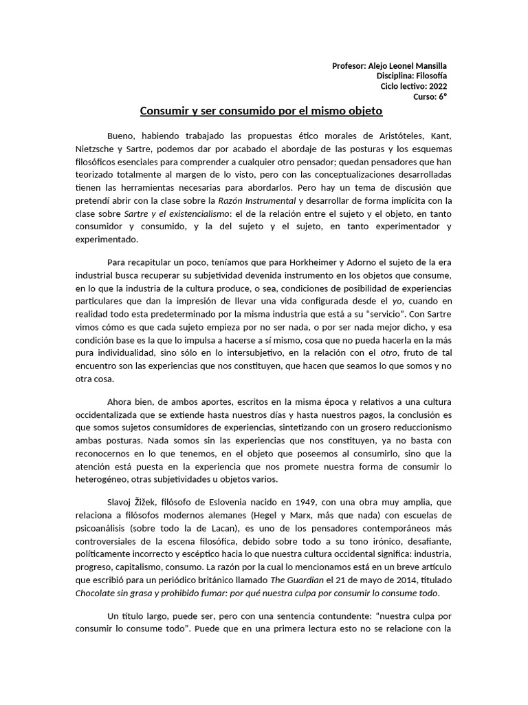 Consumo y culpa en la filosofía contemporánea | PDF | Placer | Felicidad