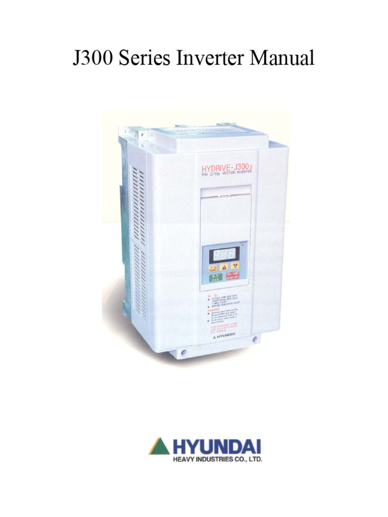 J300 Series Inverter Manual | PDF
