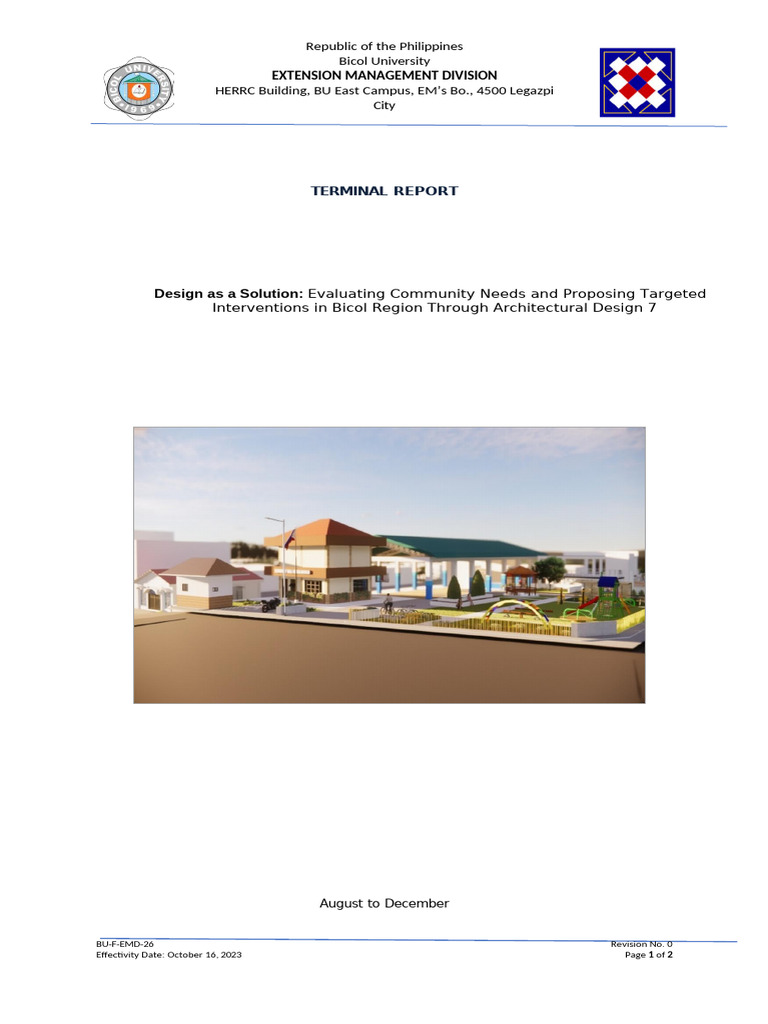 Community Needs Assessment in Bicol | PDF