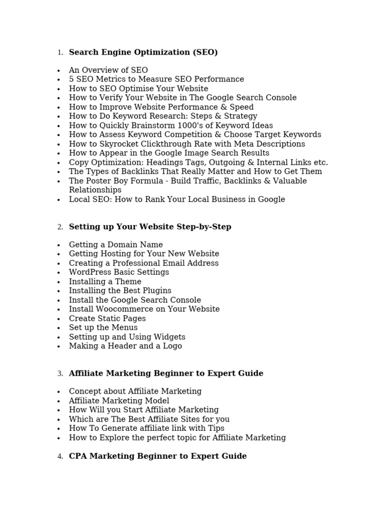 Comprehensive Digital Marketing Guide | PDF | Search Engine ...