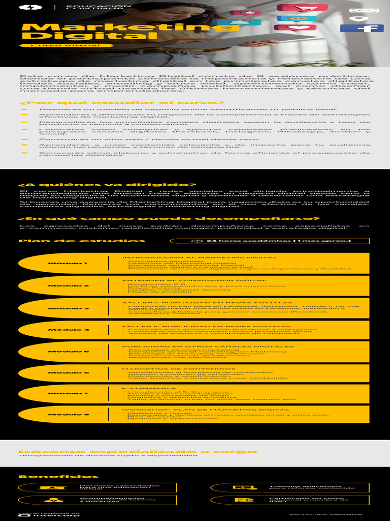 Curso de Marketing Digital 2025 PDF | PDF | Publicidad digital | Marketing