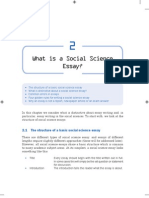 What Is A Social Science Essay?