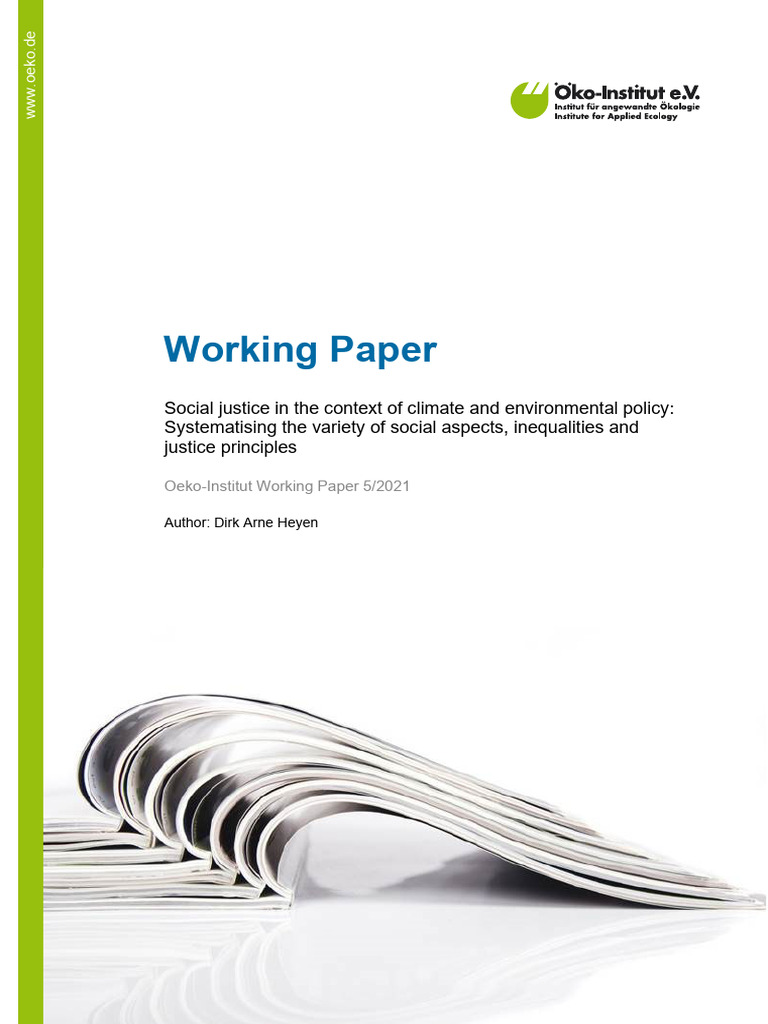 2021-Social Justice in The Context of Climate and Environmental Policy ...