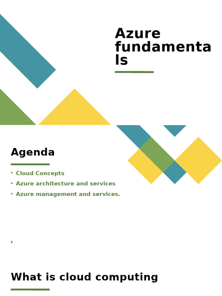 Azure Cloud Fundamentals Overview | PDF | Cloud Computing | Microsoft Azure