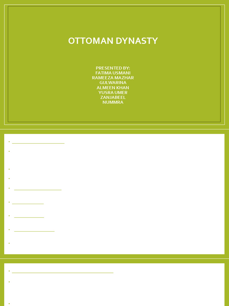 Origins and Structure of the Ottoman Empire | PDF | Ottoman Empire ...