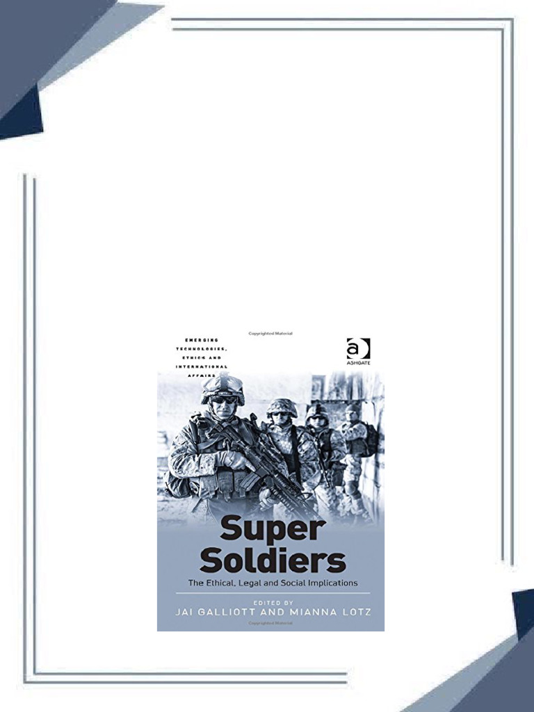 (FREE PDF Sample) Super Soldiers The Ethical Legal and Social ...