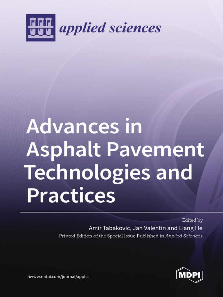 Advances in Asphalt Pavement Technologies | PDF | Road | Algae Fuel