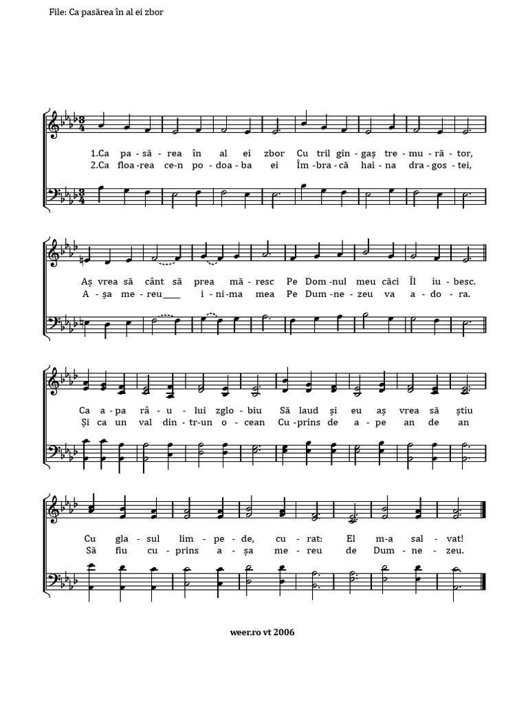 Ca Pasarea | PDF