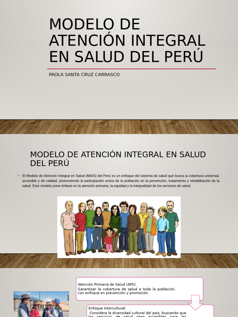 Modelo de Atención Integral en Salud Perú | PDF | Cuidado de la salud