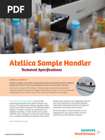 Atellica Sample Handler: Technical Specifications | PDF | Health Care ...