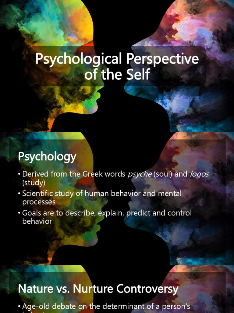 Understanding the Self in Psychology | PDF | Psychology | Self