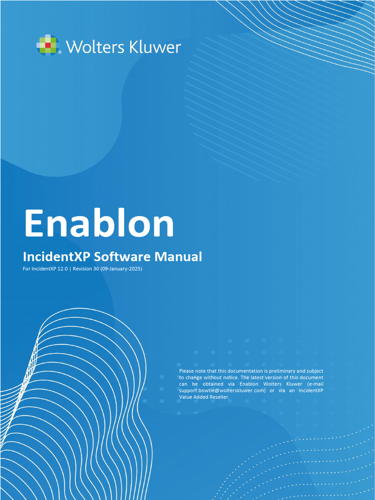 IncidentXP Software Manual - For Release 12.0 | PDF | Button (Computing ...